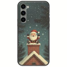 Chimney Santa Samsung Galaxy S23 5G Black TPU (Μαύρη Σιλικόνη)