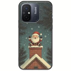Chimney Santa Xiaomi Redmi 12C Black TPU (Μαύρη Σιλικόνη)