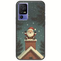 Chimney Santa TCL 40 SE Black TPU (Μαύρη Σιλικόνη)