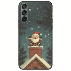 Chimney Santa Samsung Galaxy M55 5G Black TPU (Μαύρη Σιλικόνη)