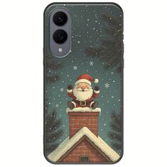 Chimney Santa Samsung Galaxy S25 Edge 5G Black TPU (Μαύρη Σιλικόνη)