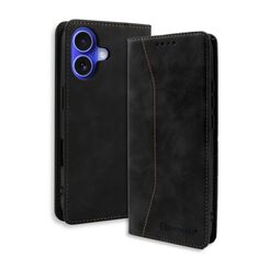 Θήκη Bodycell PU Leather Book iPhone 17 Black