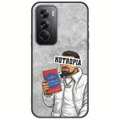 Epic Quotes - Notropia Oppo Reno 12 5G Black TPU (Μαύρη Σιλικόνη)