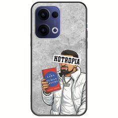 Epic Quotes - Notropia Oppo Reno 13 5G Black TPU (Μαύρη Σιλικόνη)