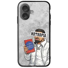Epic Quotes - Notropia iPhone 16 Plus Groove TPU (Tempered Glass και TPU)