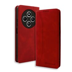 Θήκη Bodycell PU Leather Book Xiaomi Redmi 14C κόκκινη
