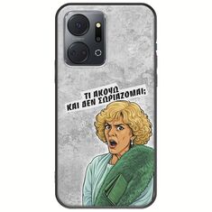 Epic Quotes - Τί Ακούω ? Honor X7a Black TPU (Μαύρη Σιλικόνη)
