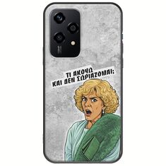 Epic Quotes - Τί Ακούω ? Honor 200 Lite 5G Black TPU (Μαύρη Σιλικόνη)