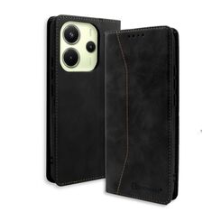 θήκη bodycell pu leather για xiaomi redmi note 14 5g black