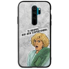 Epic Quotes - Τί Ακούω ? Xiaomi Redmi Note 8 Pro Groove TPU (Tempered Glass και TPU)
