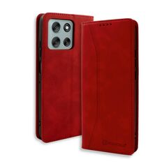 θήκη Motorola G56 5G PU leather κόκκινο book
