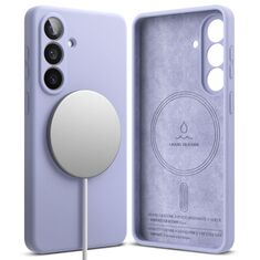 ringke silicone magnetic magsafe θήκη samsung galaxy s26+ lavender