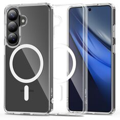 tech protect flexair hybrid magsafe clear white θήκη samsung galaxy s26+ 5g