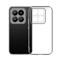 Διάφανη θήκη σιλικόνης 1.5mm για Xiaomi 14 5G – λεπτή και ανθεκτική – Frogs