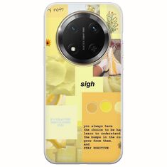 Aesthetic Yellow Honor Magic 7 Lite 5G Flexible TPU (Διάφανη Σιλικόνη)