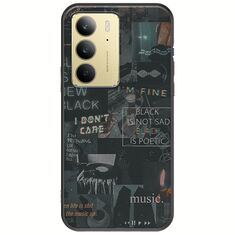 Aesthetic Black Realme C71 4G Black TPU (Μαύρη Σιλικόνη)