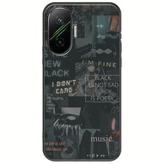 Aesthetic Black Xiaomi Poco F7 5G Black TPU (Μαύρη Σιλικόνη)