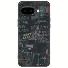 Aesthetic Black Google Pixel 9a 5G Black TPU (Μαύρη Σιλικόνη)