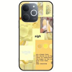 Aesthetic Yellow Realme Note 70T Black TPU (Μαύρη Σιλικόνη)