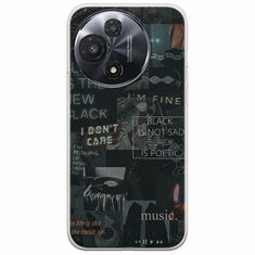 Aesthetic Black TCL 60R 5G Flexible TPU (Διάφανη Σιλικόνη)