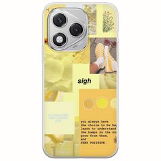 Aesthetic Yellow Honor 400 Lite 5G Flexible TPU (Διάφανη Σιλικόνη)
