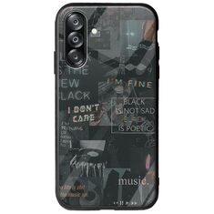 Aesthetic Black Samsung Galaxy A26 5G  Groove TPU (Tempered Glass και TPU)