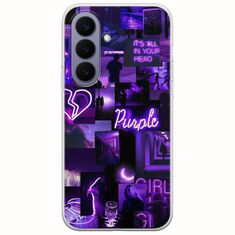 Aesthetic Purple Samsung Galaxy S26 5G Flexible TPU (Διάφανη Σιλικόνη)