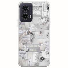 Aesthetic White Motorola Moto G35 5G Flexible TPU (Διάφανη Σιλικόνη)