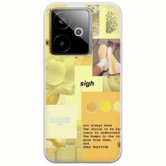 Aesthetic Yellow Realme GT 7 5G Flexible TPU (Διάφανη Σιλικόνη)