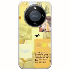 Aesthetic Yellow Honor Magic8 Lite 5G Flexible TPU (Διάφανη Σιλικόνη)