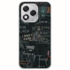 Aesthetic Black Honor 400 Lite 5G Flexible TPU (Διάφανη Σιλικόνη)