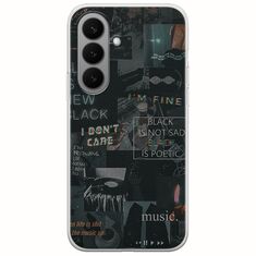 Aesthetic Black Samsung Galaxy S26+ 5G Flexible TPU (Διάφανη Σιλικόνη)