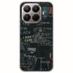 Aesthetic Black Xiaomi 15T Pro 5G Flexible TPU (Διάφανη Σιλικόνη)