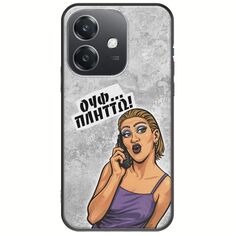 Θήκη Epic Quotes - Ουφ...Πλήττω! Oppo A40 Black TPU (Μαύρη Σιλικόνη)