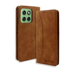 Leather flip case Motorola Edge 60/60 Pro/60 Fusion 5G brown
