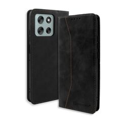 θήκη Motorola G86 5G PU leather μαύρη book