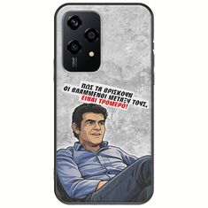 Θήκη Epic Quotes - Βλαμμένοι Honor 200 Lite 5G Black TPU (Μαύρη Σιλικόνη)