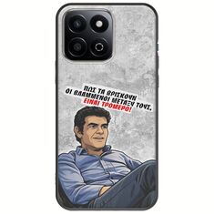 Θήκη Epic Quotes - Βλαμμένοι Honor 200 Smart 5G Black TPU (Μαύρη Σιλικόνη)