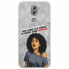 Θήκη Epic Quotes - Δεν είμαι εγώ κακιά! Huawei Honor 6X Flexible TPU (Διάφανη Σιλικόνη)