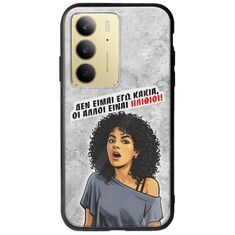 Θήκη Epic Quotes - Δεν είμαι εγώ κακιά! Realme 14x 5G Groove TPU (Tempered Glass και TPU)