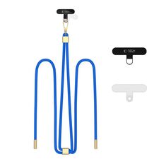 Tech-Protect C25 Rope Crossbody Strap Cobalt Blue Gold κορδόνι κινητού