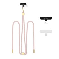 Tech-Protect C25 Rope Crossbody Strap Baby Pink Gold κορδόνι κινητού