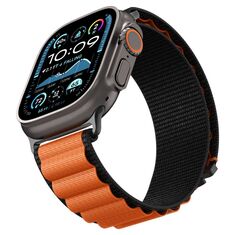 Spigen WBF1 Black Orange λουράκι για Apple Watch 42 44 45 46 49mm