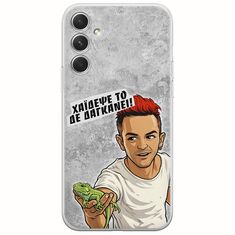 Θήκη Epic Quotes - Δε Δαγκάνει! Samsung Galaxy A34 5G Flexible TPU (Διάφανη Σιλικόνη)