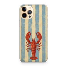 Θήκη Salt & Stripe Collection The Catch με vintage ρίγες και σχέδιο αστακού