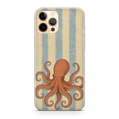 Θήκη Salt & Stripe Collection The Drift με vintage ρίγες και σχέδιο χταποδιού