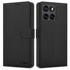 Tech Protect Wallet θήκη Motorola Edge 70 Fusion 5G μαύρη εμπρόσθια όψη