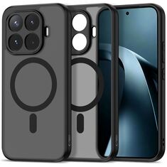 Θήκη Tech-Protect Magmat MagSafe Xiaomi 17T Pro Matte Black εμπρόσθια όψη