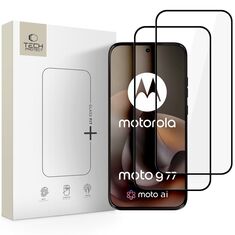 Tech Protect Glass Fit+ 2-Pack Tempered Glass Motorola G67 G77 G87 5G προστατευτικό οθόνης