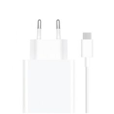 Original Xiaomi MDY-16-EF 33W USB-A to USB-C φορτιστής λευκός